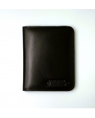 HKUST Leather Passport Case with RFID (Black/ Brown/ Tan)